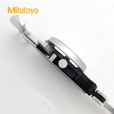 日本Mitutoyo三丰带表卡尺505-730 732高精度测量带表盘游标量具