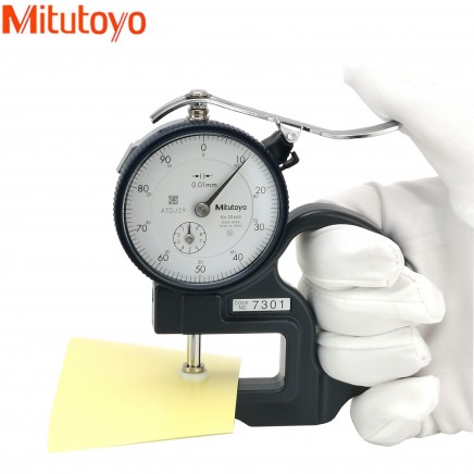 三丰Mitutoyo日本厚度计高精度测量仪测厚规0-10mm7301 7327 7313